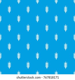 Big spike pattern repeat seamless in blue color for any design. Vector geometric illustration