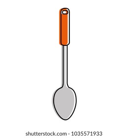 big spoon isolated icon