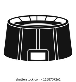 Big sport arena icon. Simple illustration of big sport arena vector icon for web design isolated on white background