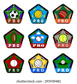 Big Sport badge template collection