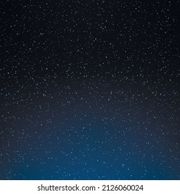 Big square high resolution night clear sky with stars on it. Deep space universe background for your work and design. Vector detailed stellar panorama.
