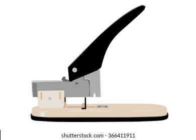 how many inches is a stapler