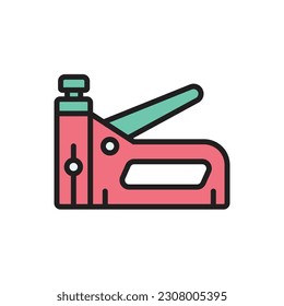 Big Staples Icon Vector Illustration