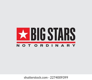 Big Stars Fashion Simple Vintage Vector