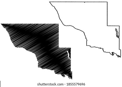 Condado de Big Stone, Minnesota (condado de Estados Unidos, Estados Unidos de América, EE.UU., EE.UU., EE.UU.) mapa de ilustración vectorial, esbozo de garabatos mapa de Big Stone