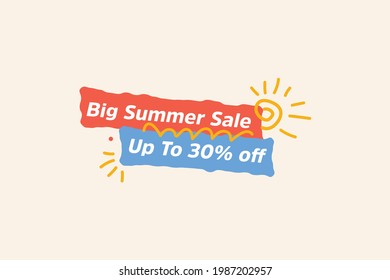 Sale End Off Season . Summer Sale And Clearance Card. Sale And Discounts  Background. Royalty Free SVG, Cliparts, Vectors, and Stock Illustration.  Image 56484061.