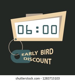 Big super sale. Emblems in shape of round bomb, tags with threads, and rectangular cards vector illustrations.