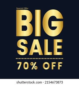 Big Super Sale vector collection. 70% off Vector illustration.