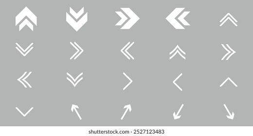   Big swipe vector icon sets . slide icon, Scrolling slide icon set.