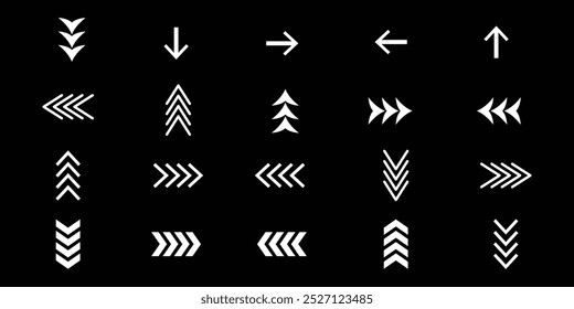   Big swipe vector icon sets . slide icon, Scrolling slide icon set.