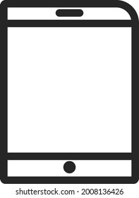 Comprimido grande, ilustración, vector sobre fondo blanco.