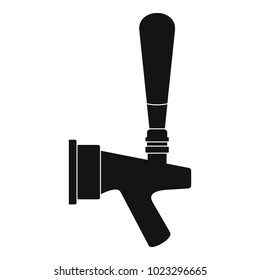 Big tap icon. Simple illustration of big tap vector icon for web