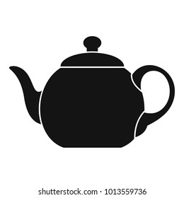 Big teapot icon. Simple illustration of big teapot vector icon for web