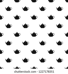Big teapot pattern seamless vector repeat geometric for any web design