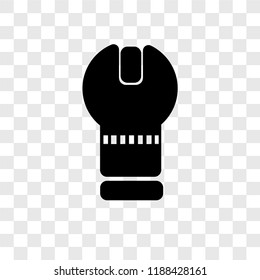 Big Telescope vector icon isolated on transparent background, Big Telescope transparency logo concept