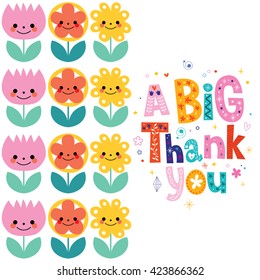 A Big Thank You Greeting Card