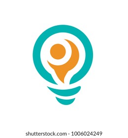 Big Think Logo Vector. Clean and simple logo template, suitable for a any business. 100% vector illustration.