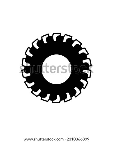 big tire icon, vector best flat icon.