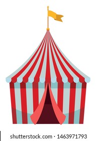 Circus Tent Vector Illustration Stylized Circus Stock Vector (Royalty ...