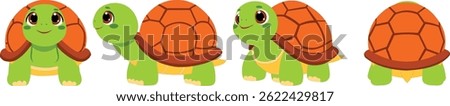 Big Tortoise vector images for Animation 