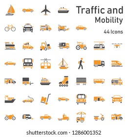 BIG - traffic and mobility icon set