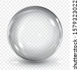 transparent sphere vector