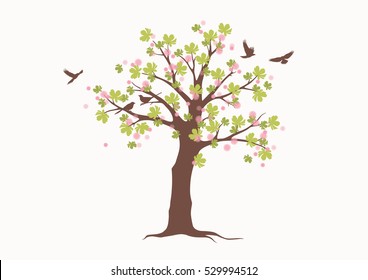 Big Tree with birds