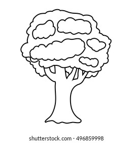 big tree with branches and leaves