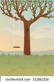 Big Tree And Swing