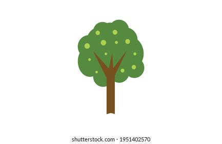 Big trees that provide shade in the garden.