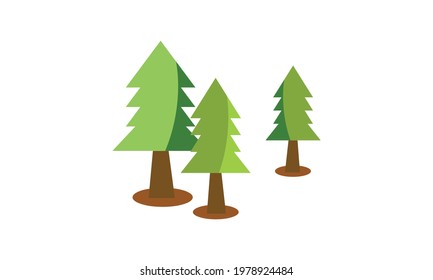 Big trees that provide shade in the garden.