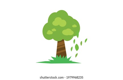 Big trees that provide shade in the garden.