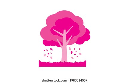 Big trees that provide shade in the garden.