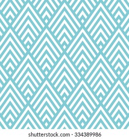 Big triangle chevron pattern background. Vintage retro vector design element.