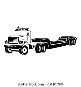 BIG TRUCK CARGO VECTOR