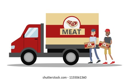 Transportation Of Meat Products Hd Stock Images Shutterstock