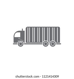 Big truck icon. Simple element illustration. Big truck symbol design from Transport collection set. Can be used for web and mobile on white background
