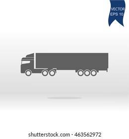 Big Truck Icon Vector