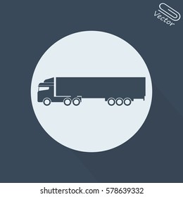 Big Truck Icon Vector