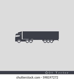 Big Truck Icon Vector
