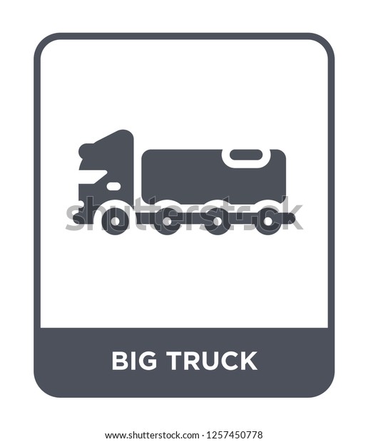 big truck icon vector on white background,\
big truck trendy filled icons from Mechanicons collection, big\
truck simple element\
illustration