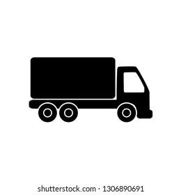 Big truck vector icon. Truck. 