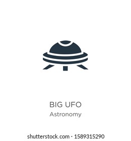 Big ufo icon vector. Trendy flat big ufo icon from astronomy collection isolated on white background. Vector illustration can be used for web and mobile graphic design, logo, eps10