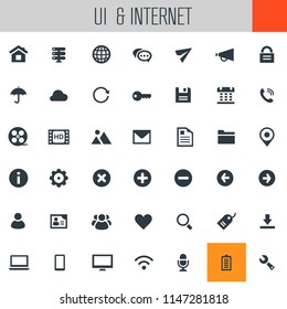Big UI And Internet icon set