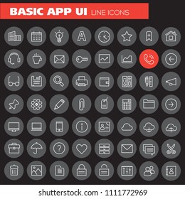 Big UI, UX and Office icon set