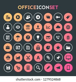 Big UI, UX and Office icon set