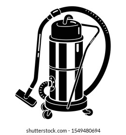 Big vacuum cleaner icon. Simple illustration of big vacuum cleaner vector icon for web design isolated on white background