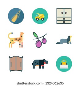 big vector icon set