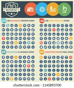 Big vector icon set design