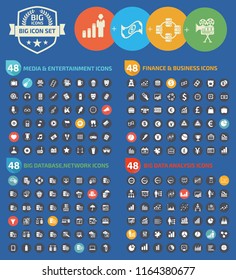 Big vector icon set design